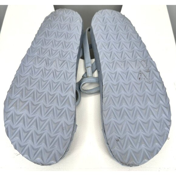 Matt & Nat Womens Maher Sandals Vegan Suede Leather Shoes Strappy Blue Size 6 - Picture 9 of 11